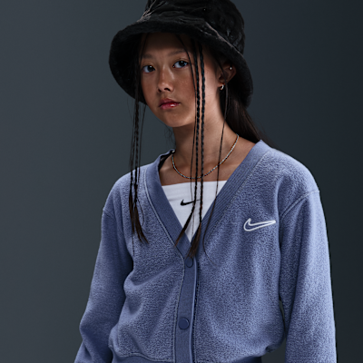 Nike Sportswear Big Kids' (Girls') Long-Sleeve Fleece Top. Nike.com